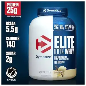 WHEY PROTEIN ELITE DYMATIZE 5LB miniatura 8